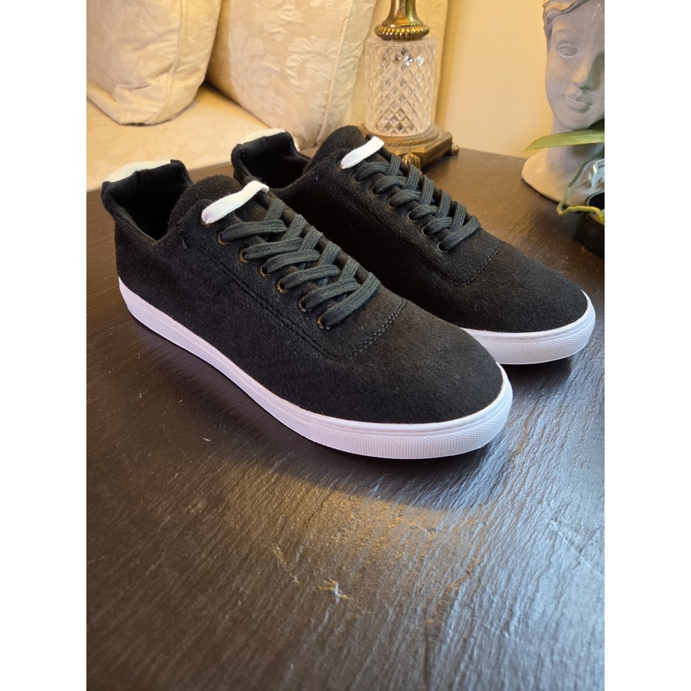 NAADAM Men's Merino Wool Cashmere Blend Lace Up Sneakers Black Size 9 NEW! $95